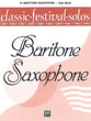 Classic Festival Solos Vol. 1 Bari Sax Solo Part cover